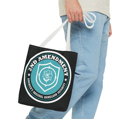 2nd Amendment Shield Tote Bag — America’s Original Homeland Security Cotton Tote