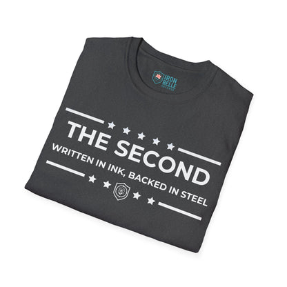 The Second: Written in Ink, Backed in Steel Iron Belle Defense Tee