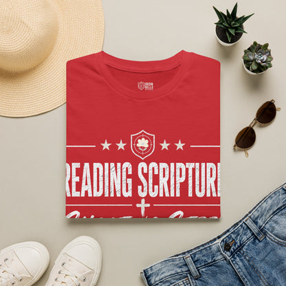 Reading Scripture Shooting Steel Tee
