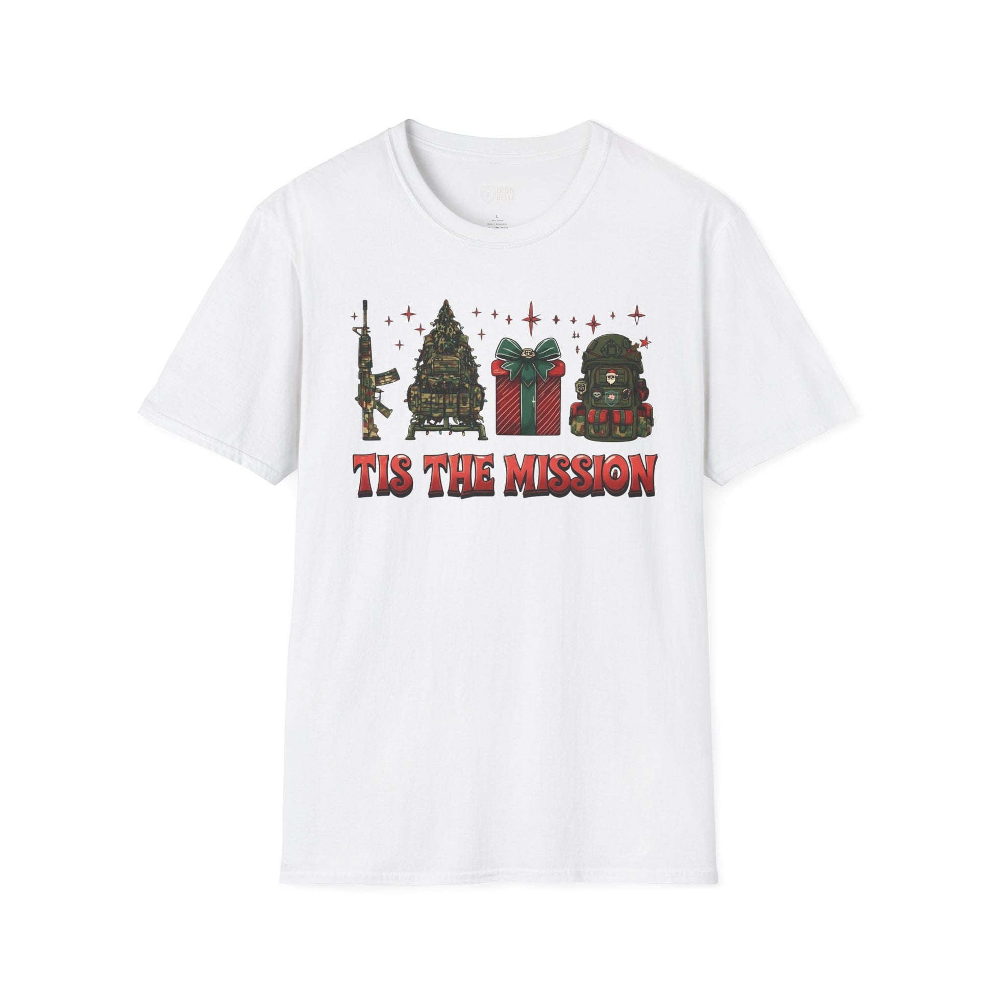 "Tis the Mission" Holiday Tee by Iron Belle Defense