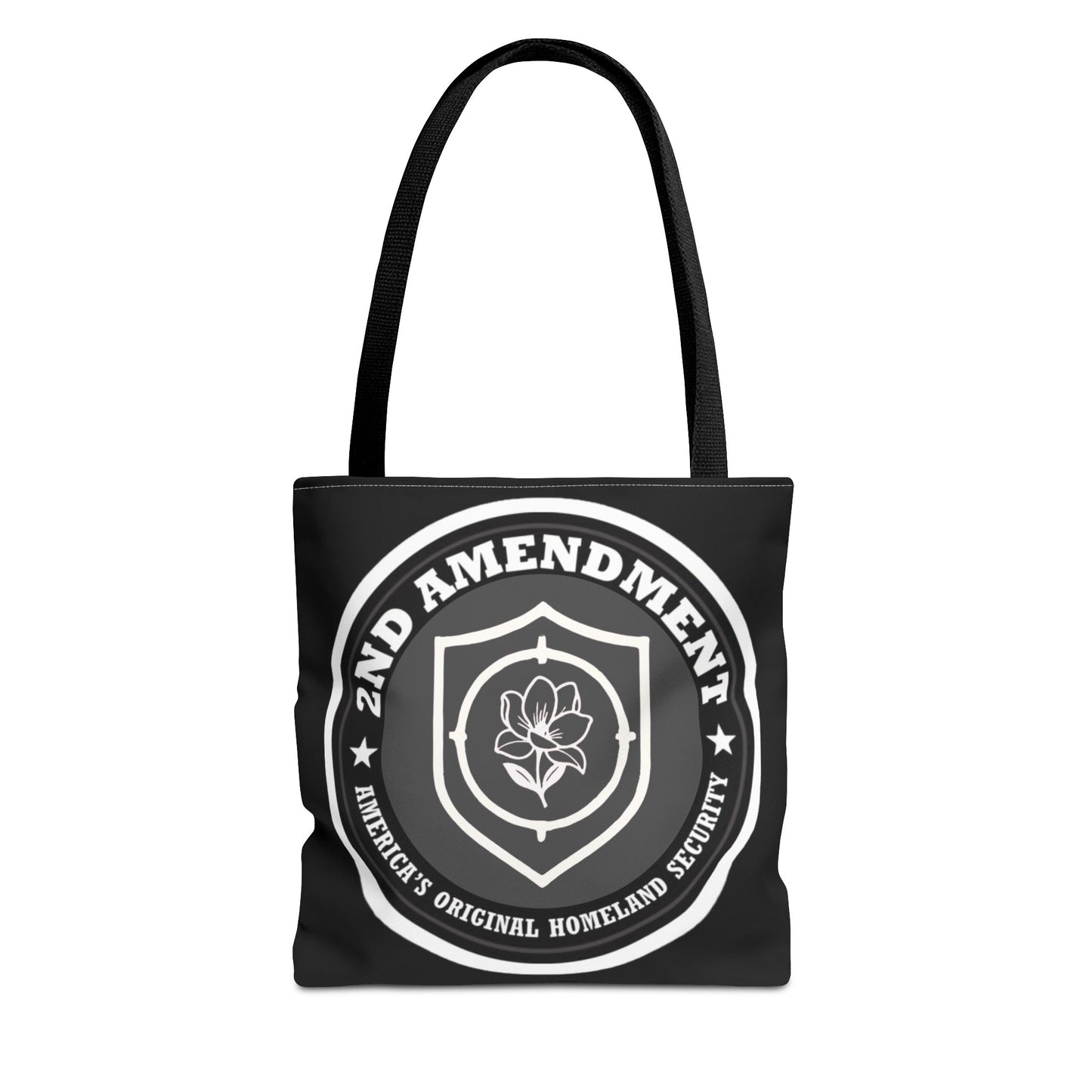 2nd Amendment Shield Tote Bag — America’s Original Homeland Security Cotton Tote by Iron Belle Defense