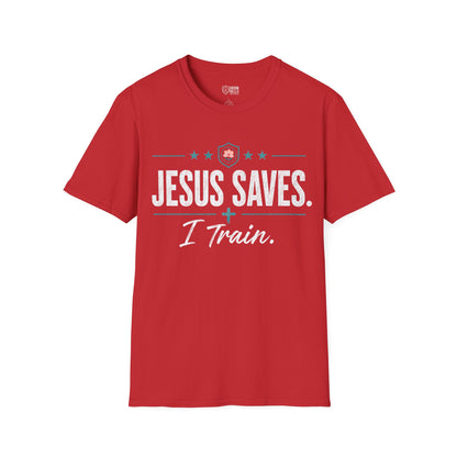 Jesus Saves I Train Tee