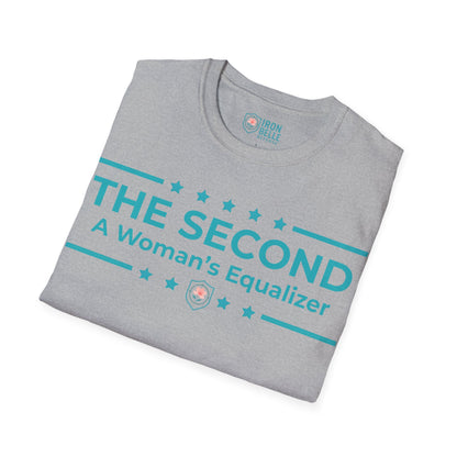 The Second: A Woman’s Equalizer Iron Belle Defense Tee