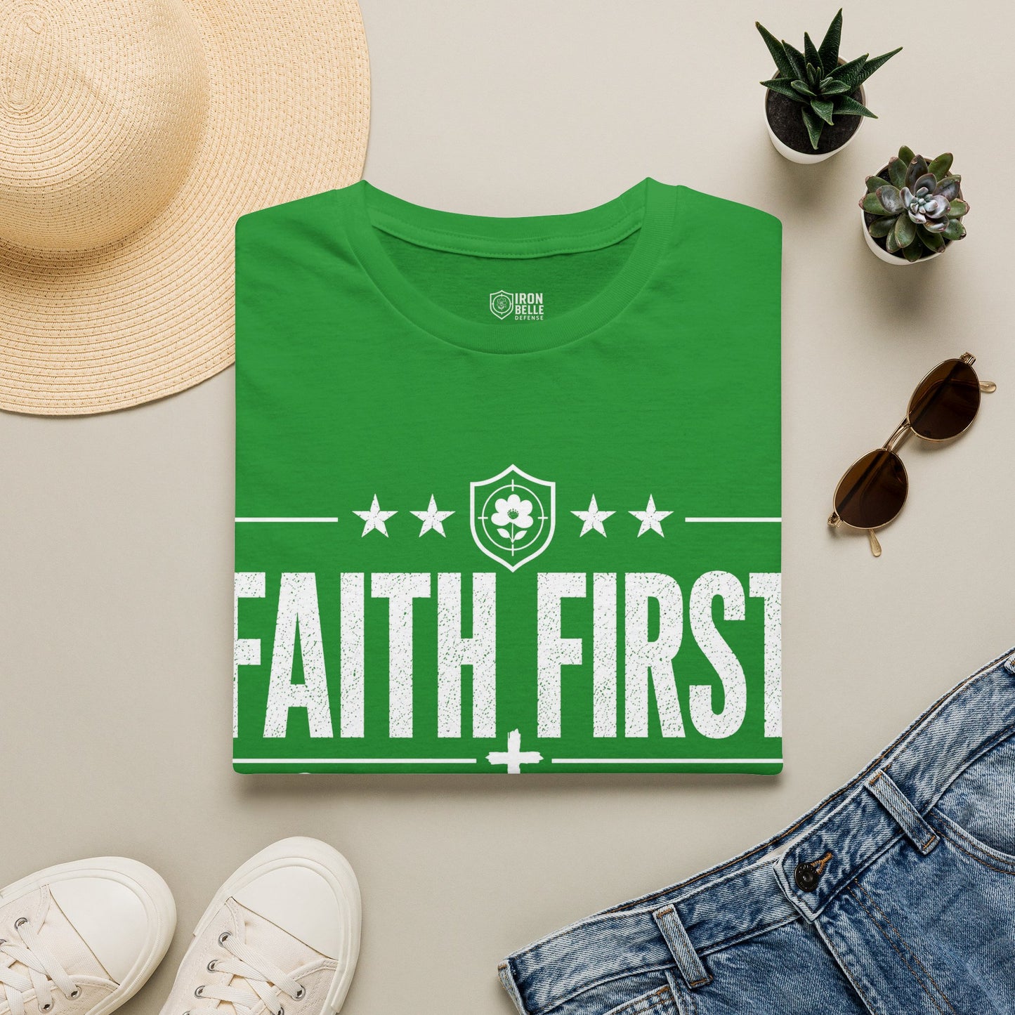 Faith First Glock Second Tee