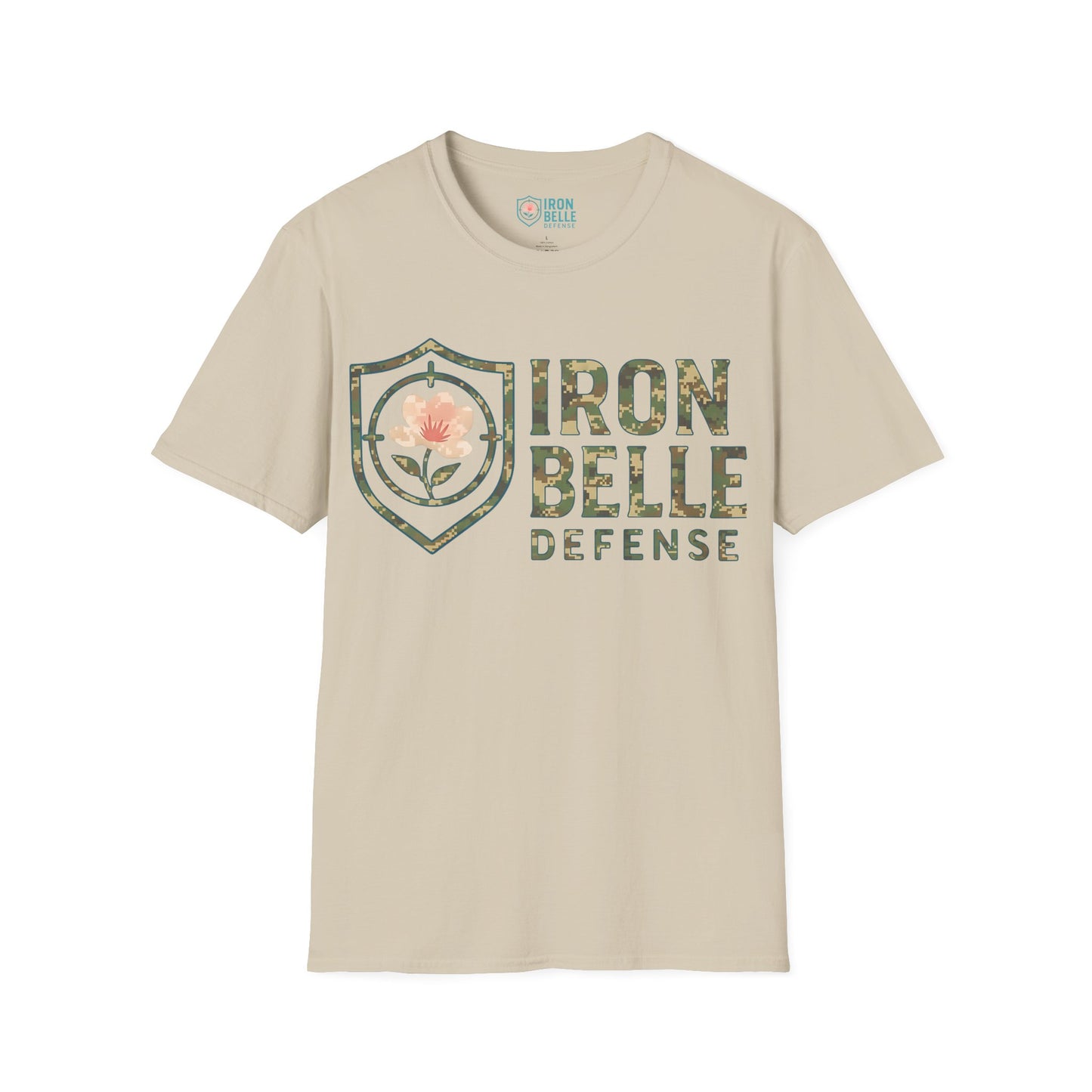 Camo Iron Belle Defense Crest Tee