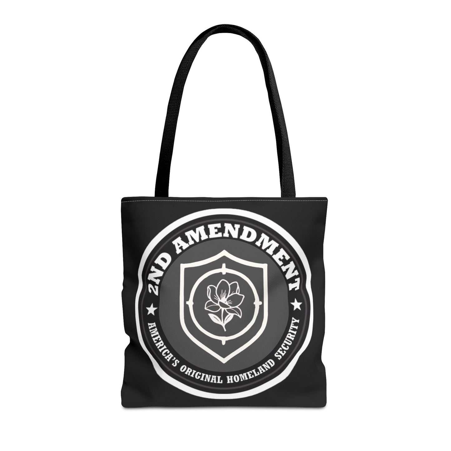 2nd Amendment Shield Tote Bag — America’s Original Homeland Security Cotton Tote