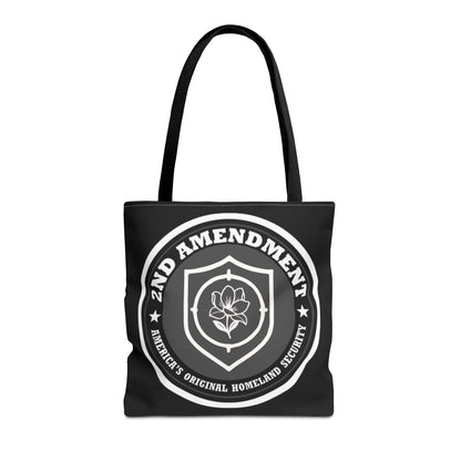 2nd Amendment Shield Tote Bag — America’s Original Homeland Security Cotton Tote