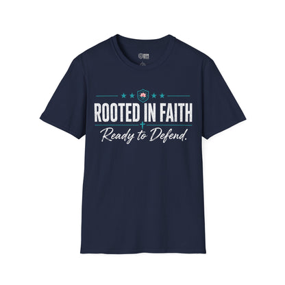 Rooted in Faith Iron Belle Defense Tee