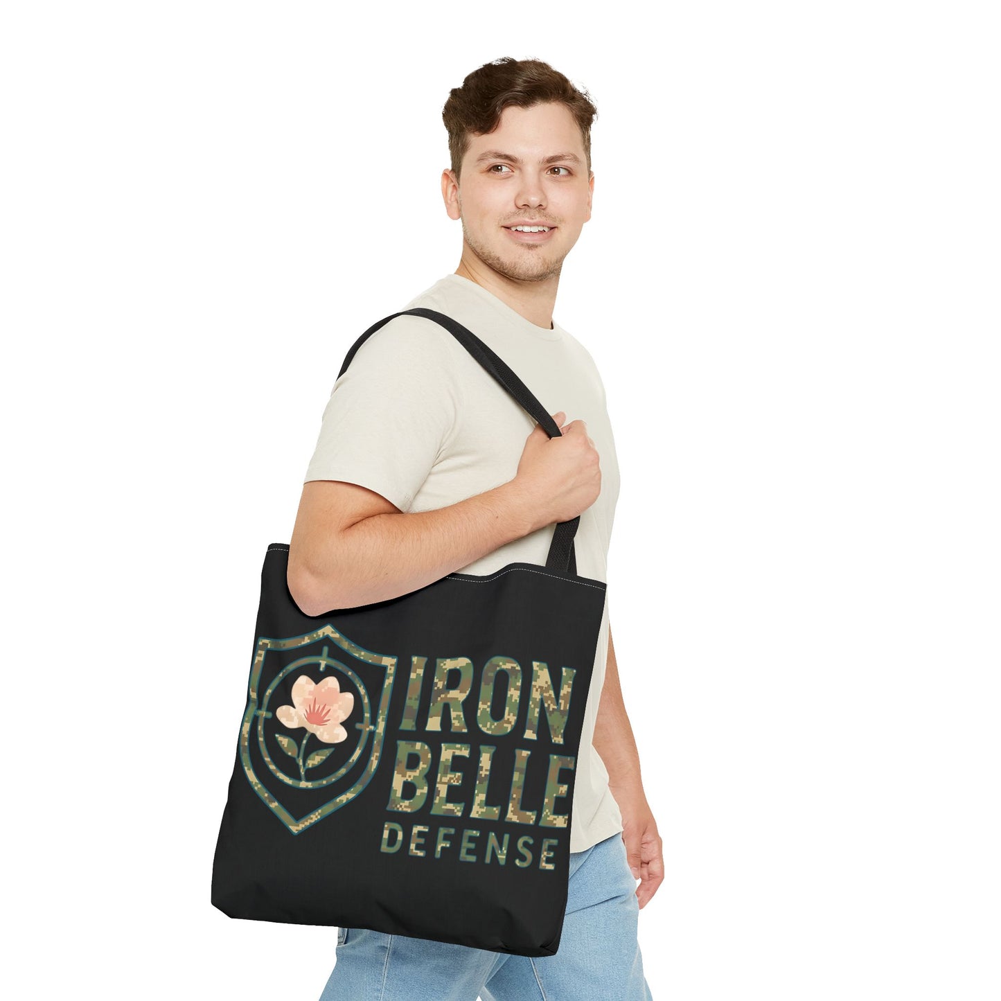 Camo Iron Belle Defense Tote Bag