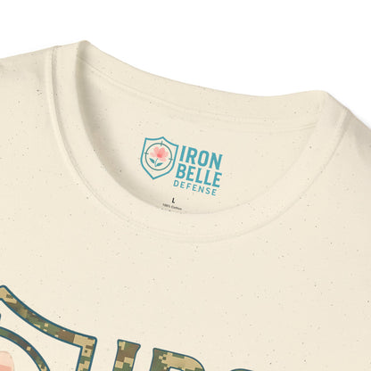 Camo Iron Belle Defense Crest Tee