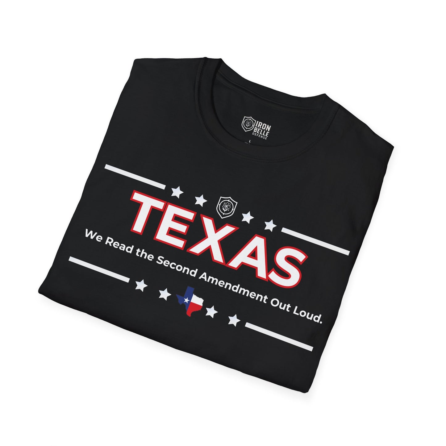 Texas: We Read the Second Amendment Out Loud Unisex Softstyle T-Shirt