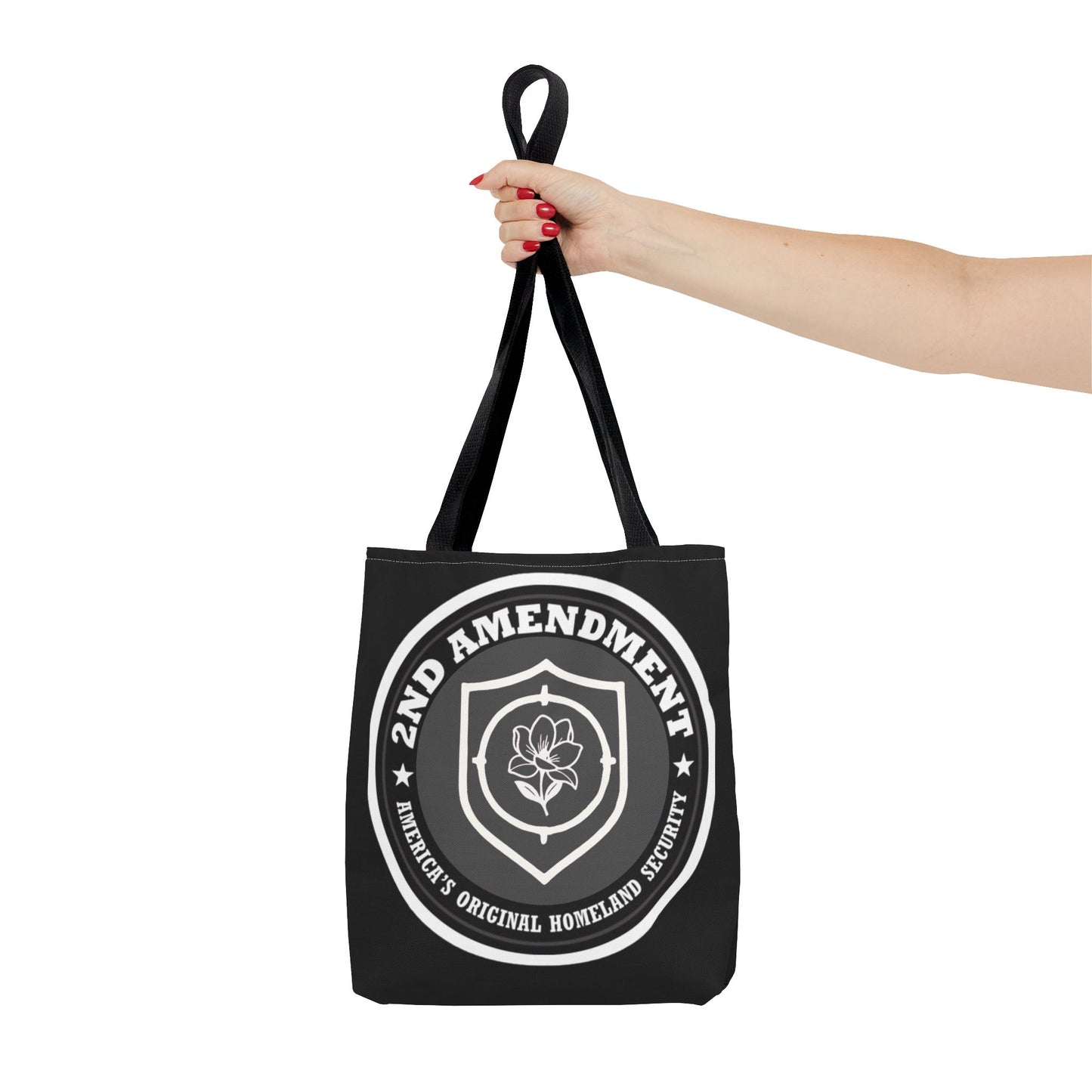 2nd Amendment Shield Tote Bag — America’s Original Homeland Security Cotton Tote