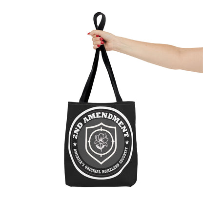 2nd Amendment Shield Tote Bag — America’s Original Homeland Security Cotton Tote