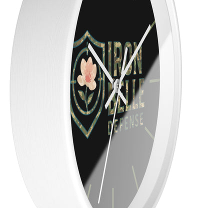 Camo Iron Belle Defense Wall Clock