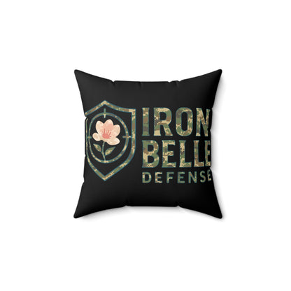 Iron Belle Defense Spun Polyester Square Pillow