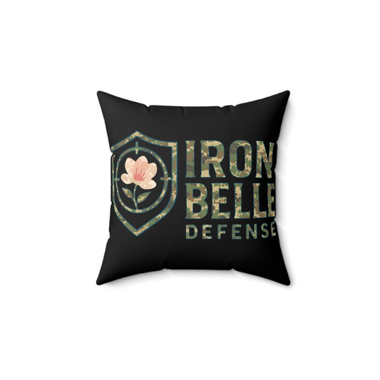 Iron Belle Defense Spun Polyester Square Pillow