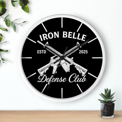Iron Belle Defense Club Wall Clock