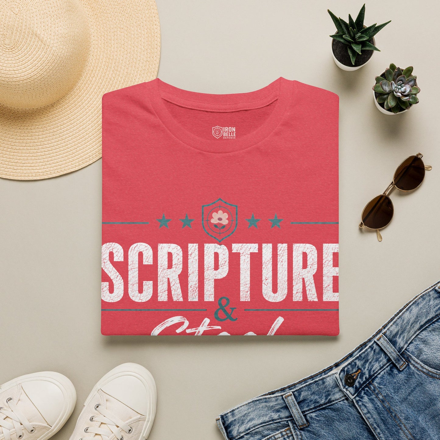 Scripture & Steel Tee