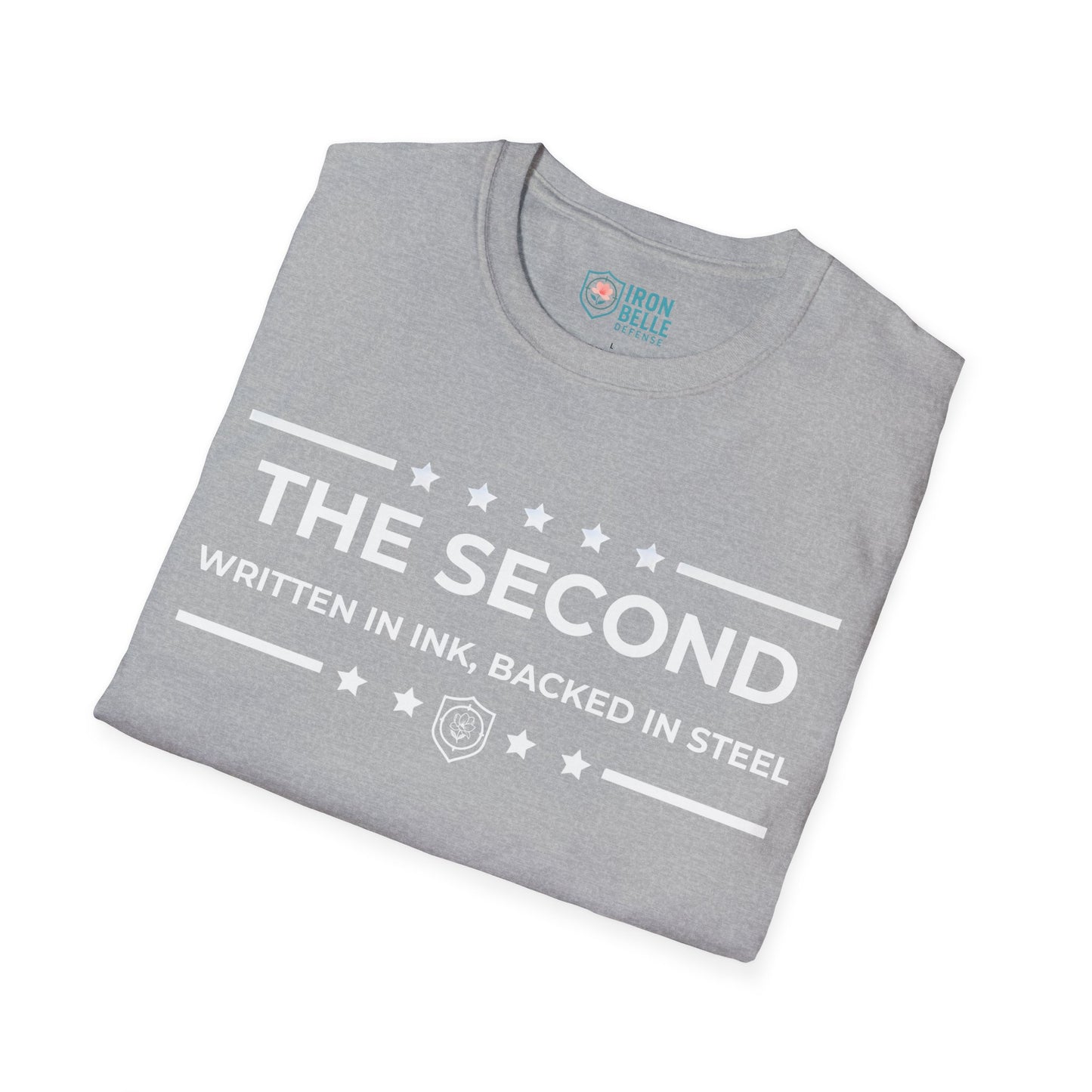 The Second: Written in Ink, Backed in Steel Iron Belle Defense Tee