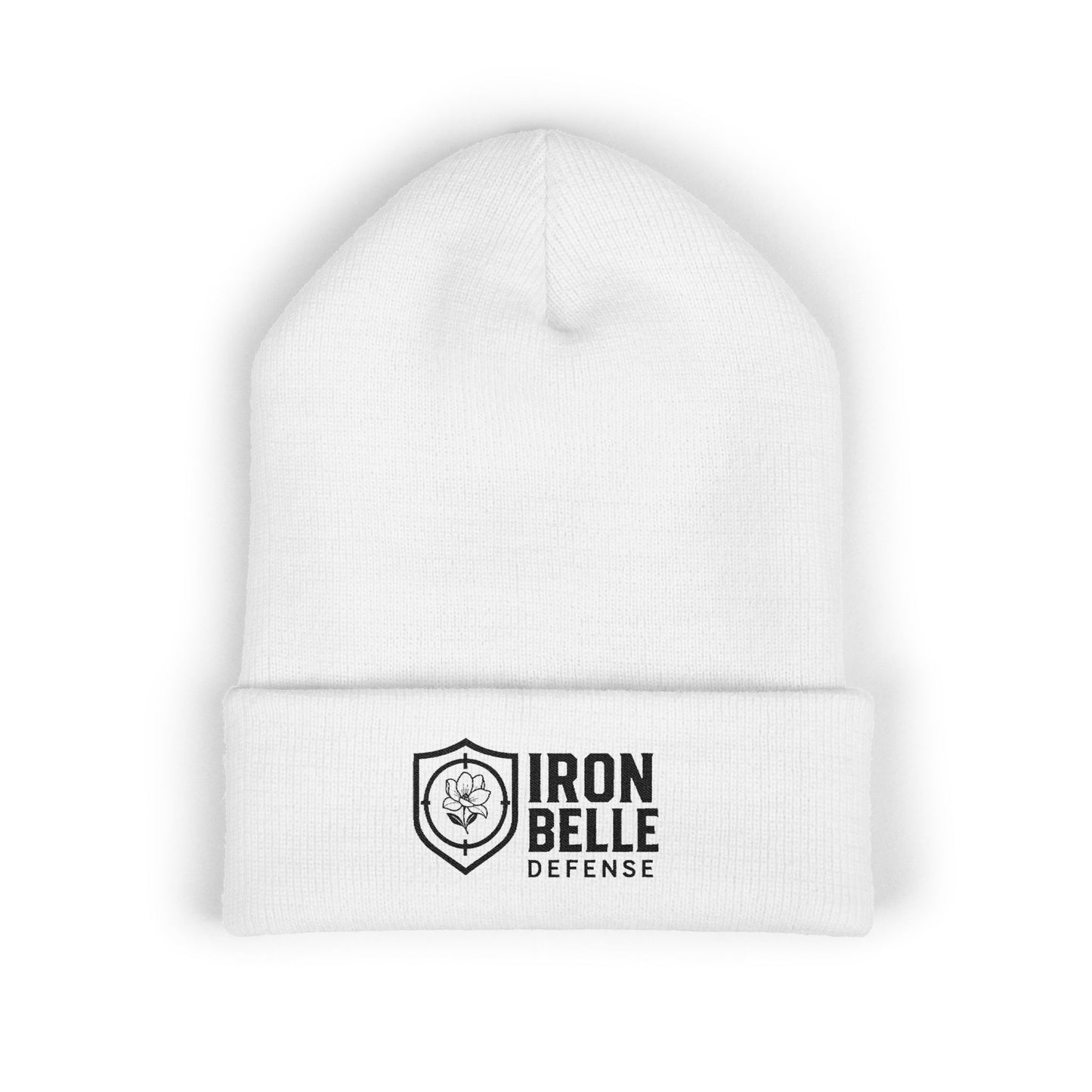 Embroidered Iron Belle Defense Cuffed Beanie