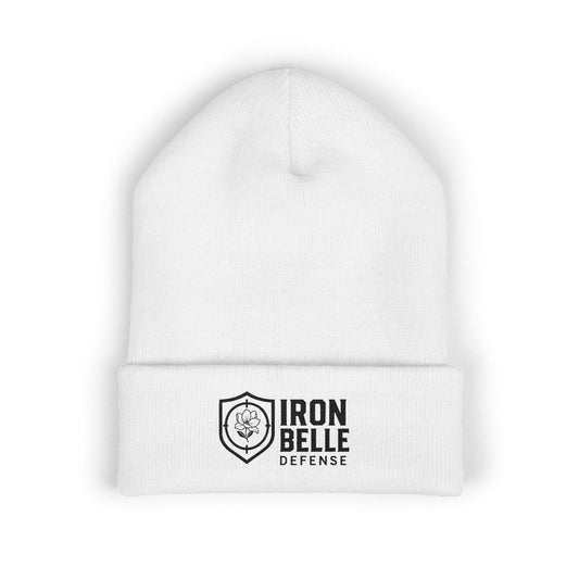 Embroidered Iron Belle Defense Cuffed Beanie