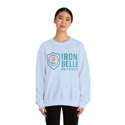 Turquoise Iron Belle Defense Unisex Crewneck Sweatshirt