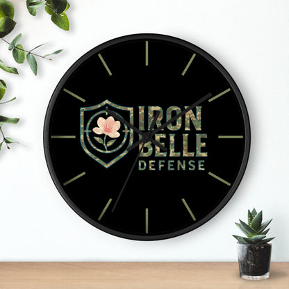 Camo Iron Belle Defense Wall Clock