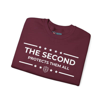 The Second: Protects Them All Iron Belle Defense Unisex Crewneck Sweatshirt