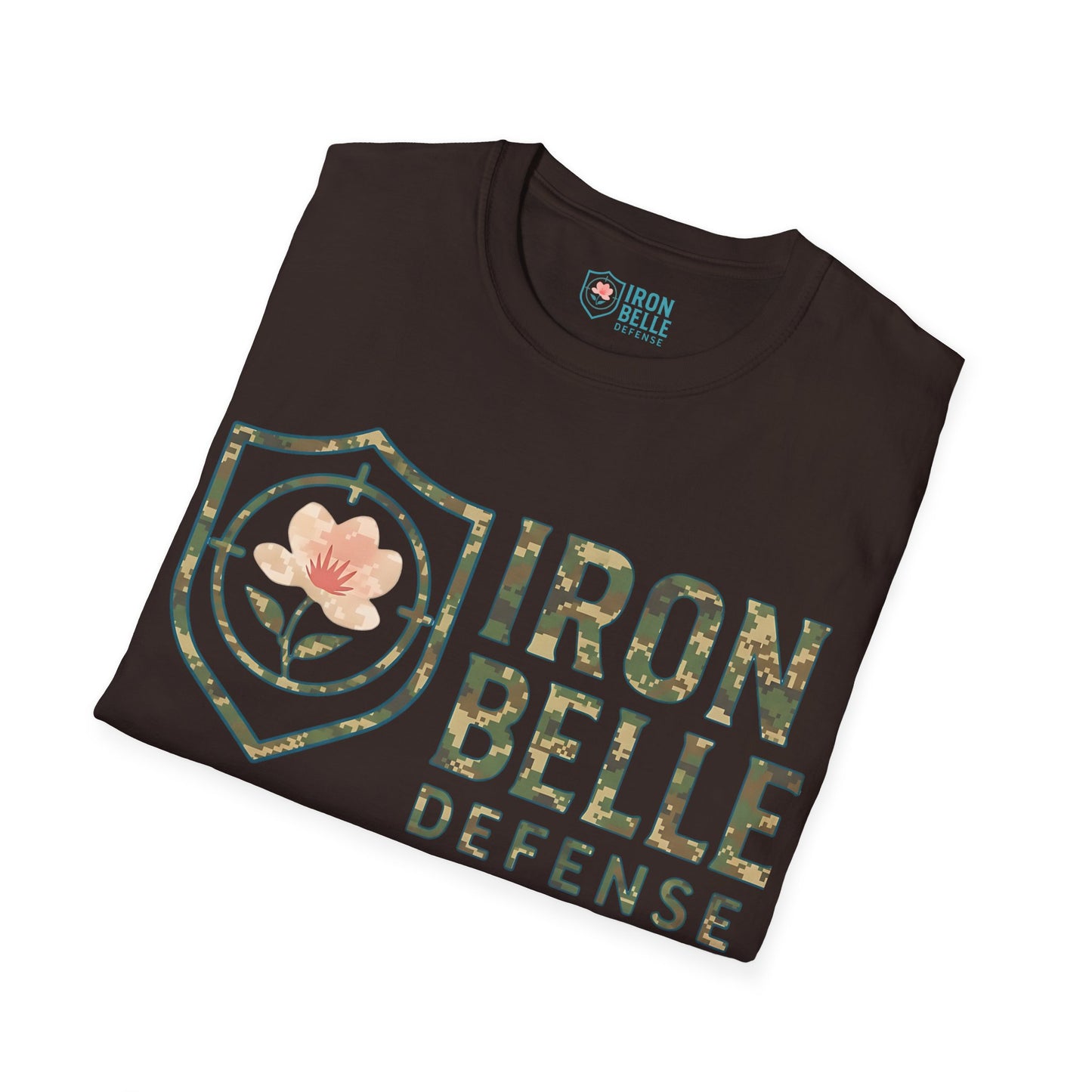 Camo Iron Belle Defense Crest Tee