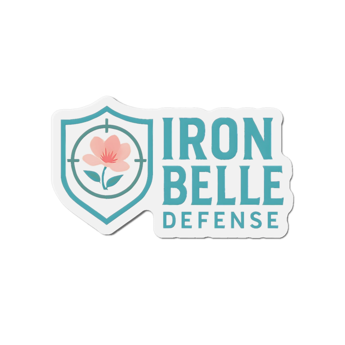 Iron Belle Defense Die-Cut Magnets