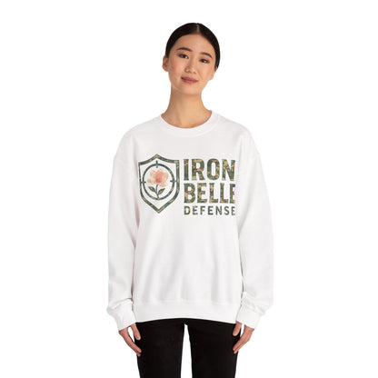 Camo Iron Belle Defense Unisex Crewneck Sweatshirt