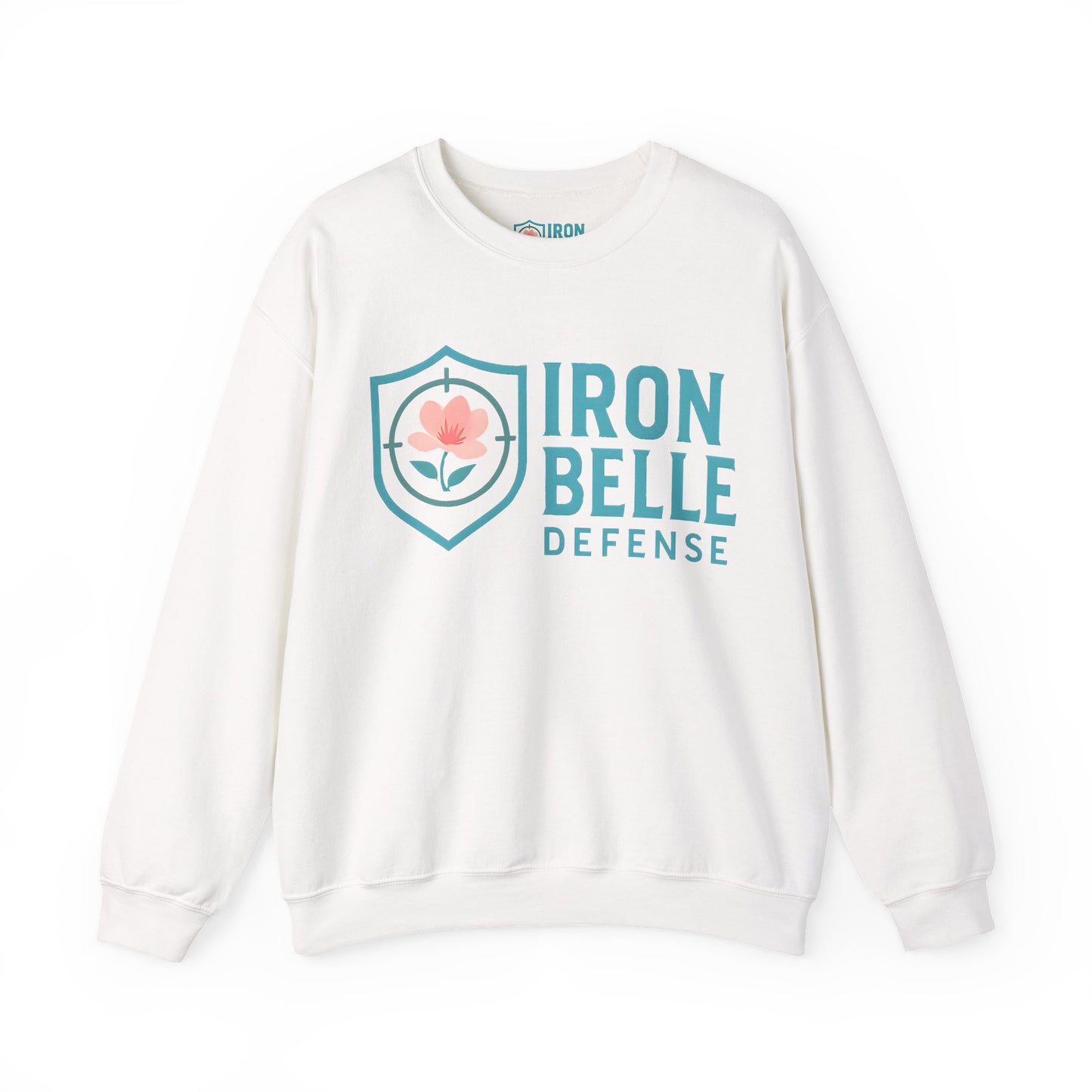 Turquoise Iron Belle Defense Unisex Crewneck Sweatshirt