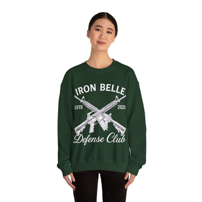 Iron Belle Defense White Crest Unisex Crewneck Sweatshirt