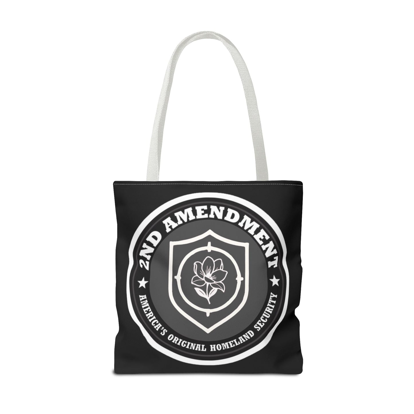 2nd Amendment Shield Tote Bag — America’s Original Homeland Security Cotton Tote