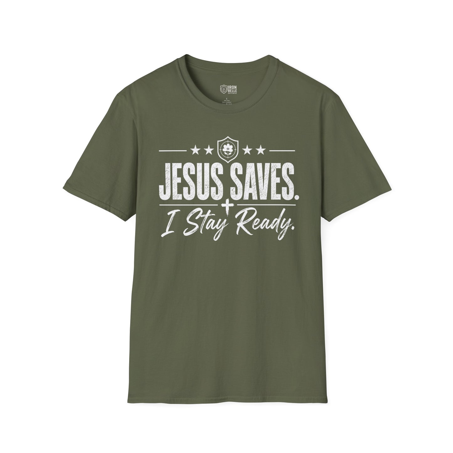 Jesus Saves I Stay Ready Tee