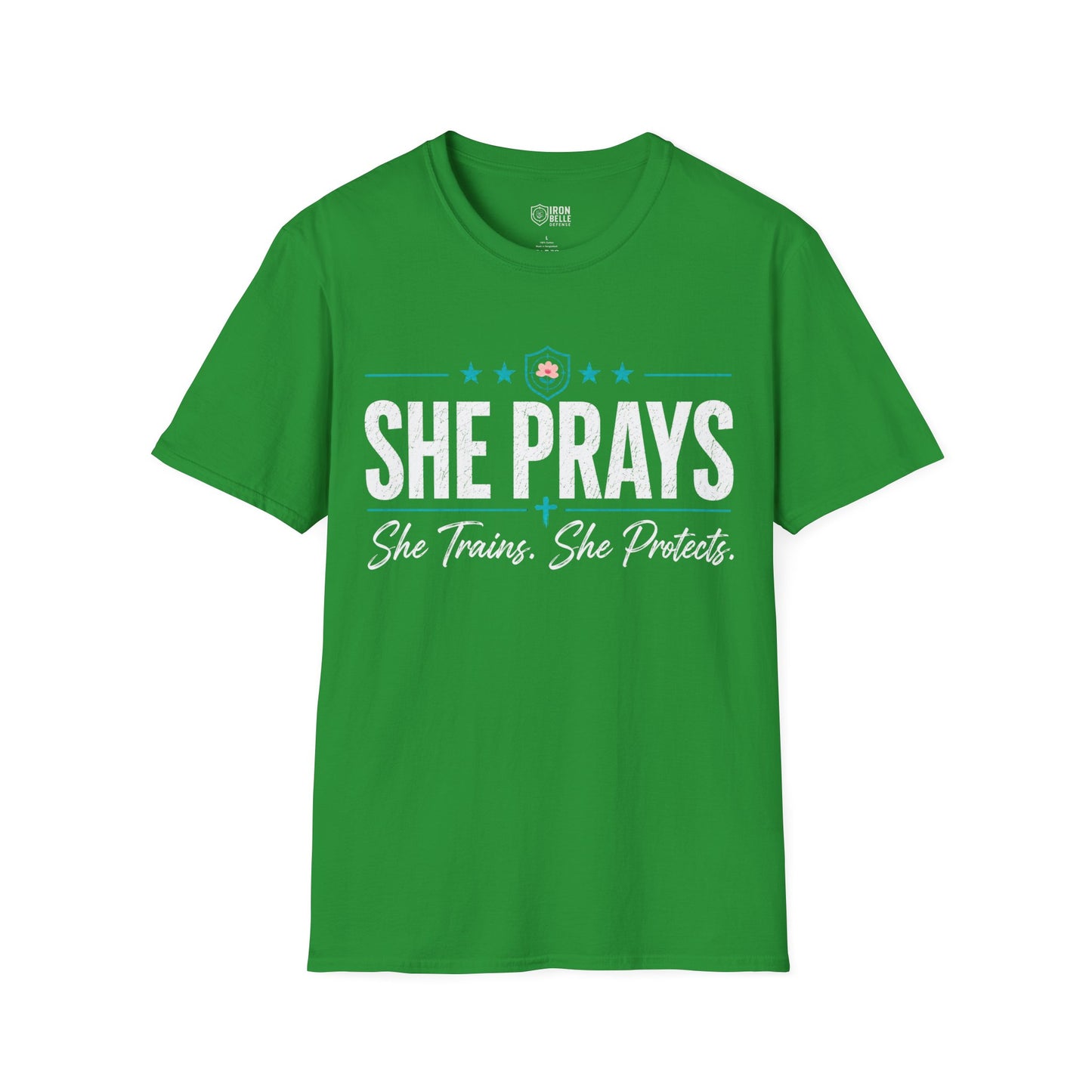 She Prays She Trains She Protects Tee