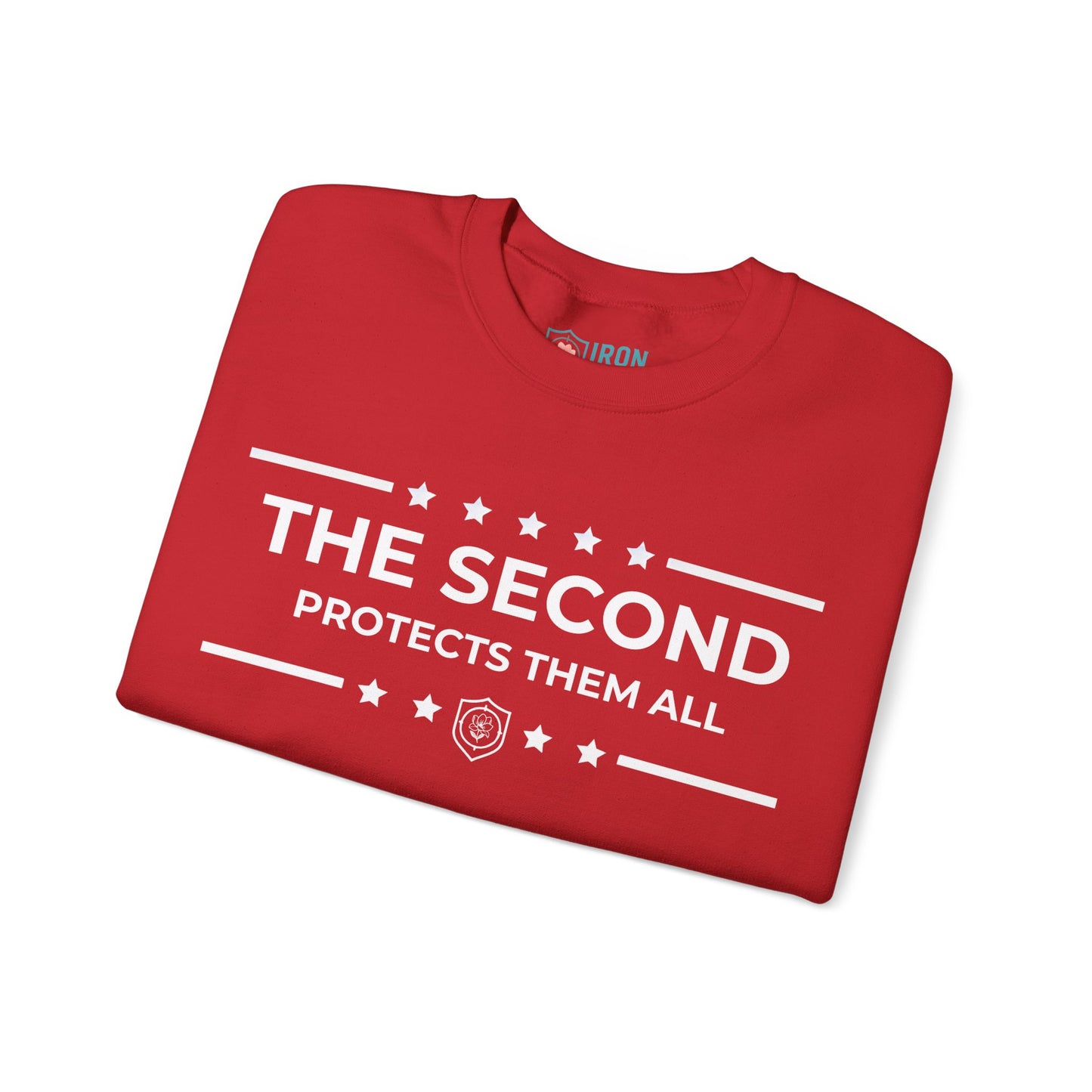 The Second: Protects Them All Iron Belle Defense Unisex Crewneck Sweatshirt
