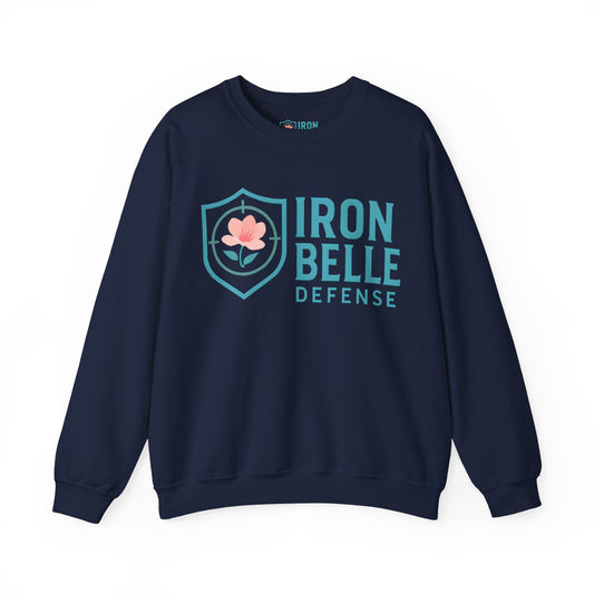 Turquoise Iron Belle Defense Unisex Crewneck Sweatshirt