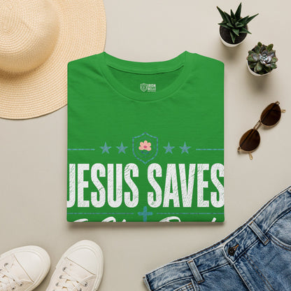 Jesus Saves I Stay Ready Tee