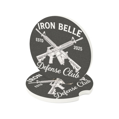 Iron Belle Defense Crest Soapstone Car Coaster