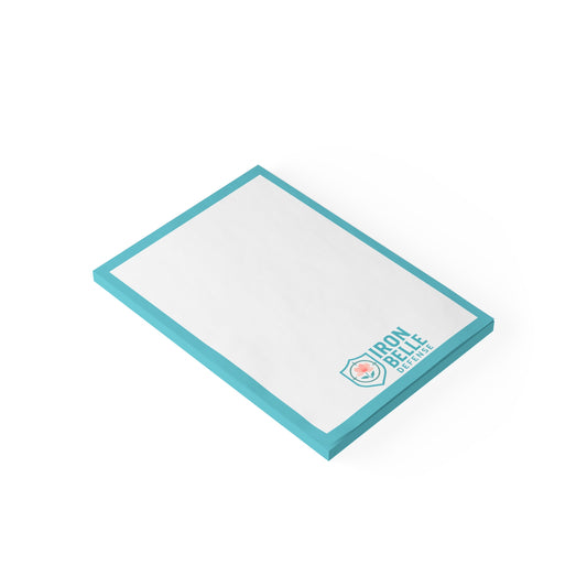 Turquoise Iron Belle Defense Note Pad