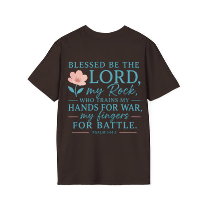 Blessed Be the Lord My Rock Iron Belle Defense Tee