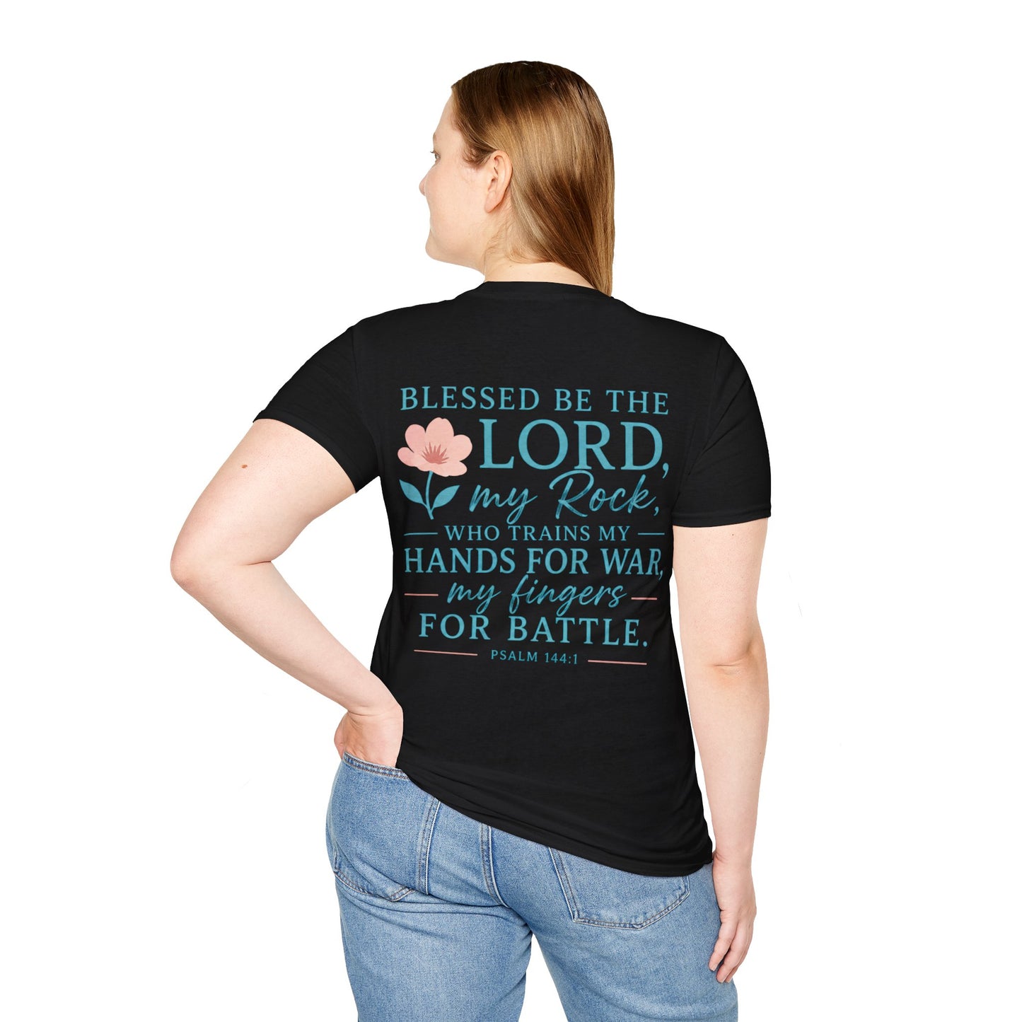 Blessed Be the Lord My Rock Iron Belle Defense Tee