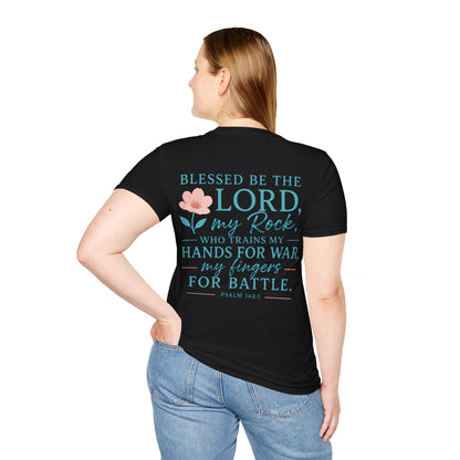 Blessed Be the Lord My Rock Iron Belle Defense Tee