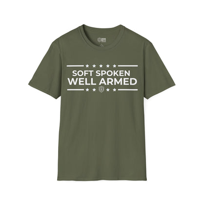 Soft Spoken Well Armed Unisex Softstyle T-Shirt