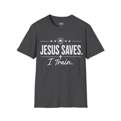 Jesus Saves I Train Tee