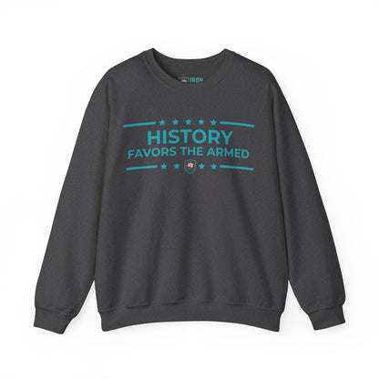 History Favors the Armed Iron Belle Defense Unisex Crewneck Sweatshirt