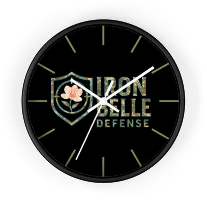 Camo Iron Belle Defense Wall Clock