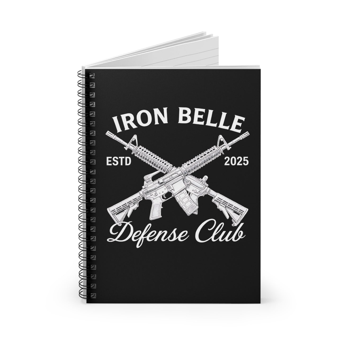 Crest Iron Belle Defense Spiral Notebook