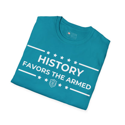 History Favors the Armed Iron Belle Defense Tee